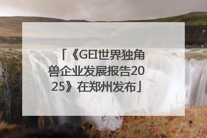 《GEI世界独角兽企业发展报告2025》在郑州发布