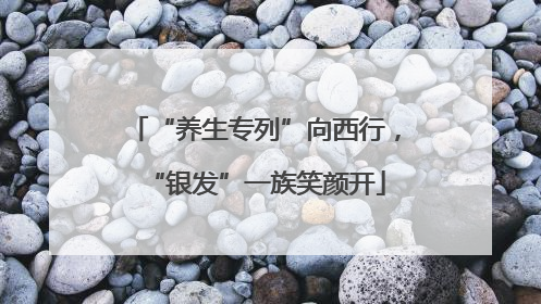 “养生专列”向西行，“银发”一族笑颜开