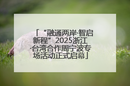 “融通两岸·智启新程”2025浙江·台湾合作周宁波专场活动正式启幕