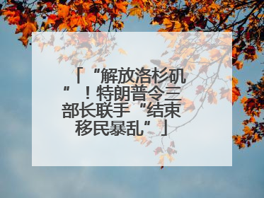 “解放洛杉矶”！特朗普令三部长联手“结束移民暴乱”