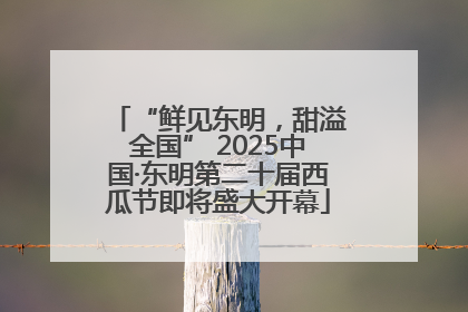 “鲜见东明，甜溢全国” 2025中国·东明第二十届西瓜节即将盛大开幕