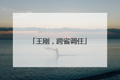 王刚，跨省调任