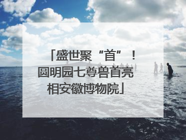 盛世聚“首”！圆明园七尊兽首亮相安徽博物院