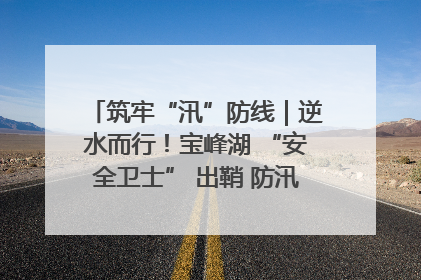 筑牢“汛”防线｜逆水而行！宝峰湖 “安全卫士” 出鞘 防汛应急再添硬核力量