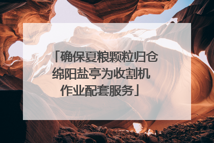 确保夏粮颗粒归仓 绵阳盐亭为收割机作业配套服务