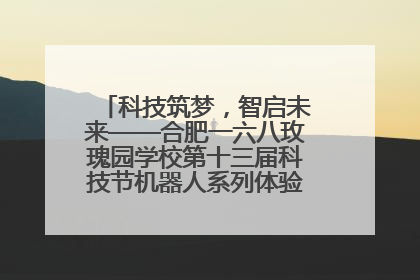 科技筑梦，智启未来——合肥一六八玫瑰园学校第十三届科技节机器人系列体验赛燃动校园