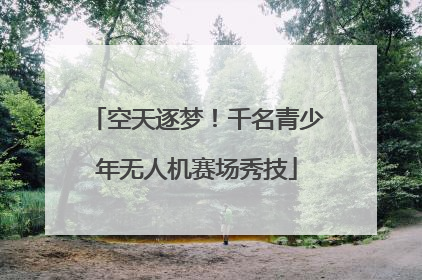 空天逐梦！千名青少年无人机赛场秀技