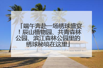 端午奔赴一场绣球盛宴！辰山植物园、共青森林公园、滨江森林公园里的绣球秘境在这里