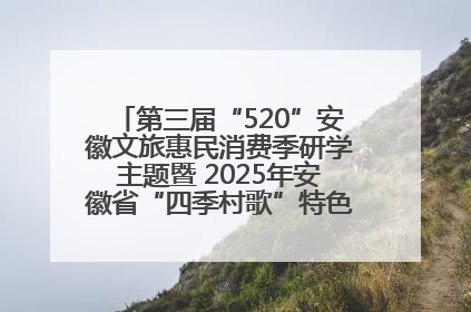 第三届“520”安徽文旅惠民消费季研学主题暨 2025年安徽省“四季村歌”特色展演燃动池州