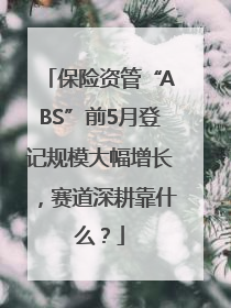 保险资管“ABS”前5月登记规模大幅增长，赛道深耕靠什么？