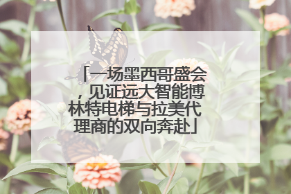 一场墨西哥盛会，见证远大智能博林特电梯与拉美代理商的双向奔赴