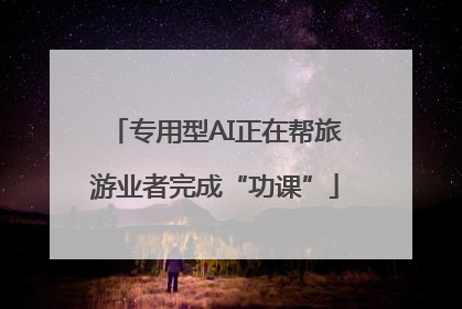 专用型AI正在帮旅游业者完成“功课”