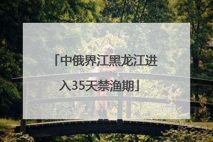 中俄界江黑龙江进入35天禁渔期