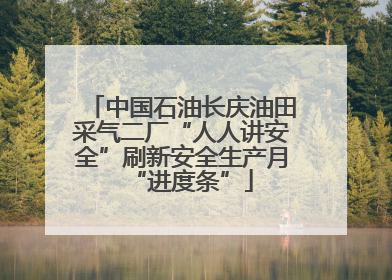 中国石油长庆油田采气二厂“人人讲安全”刷新安全生产月“进度条”