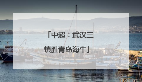 中超：武汉三镇胜青岛海牛