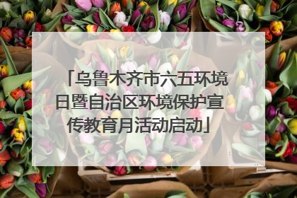 乌鲁木齐市六五环境日暨自治区环境保护宣传教育月活动启动