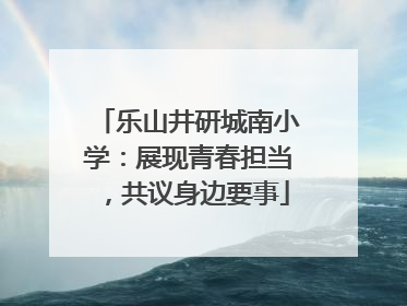 乐山井研城南小学：展现青春担当，共议身边要事