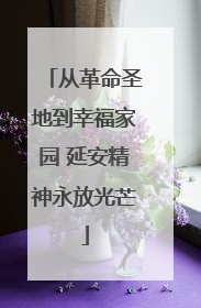 从革命圣地到幸福家园 延安精神永放光芒