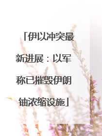 伊以冲突最新进展：以军称已摧毁伊朗铀浓缩设施