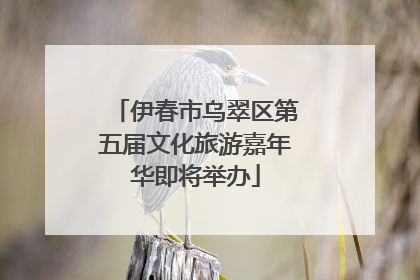 伊春市乌翠区第五届文化旅游嘉年华即将举办