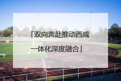 双向奔赴推动西咸一体化深度融合