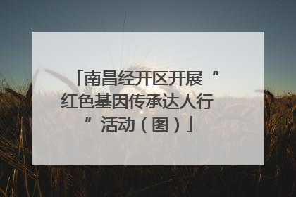 南昌经开区开展“红色基因传承达人行”活动（图）