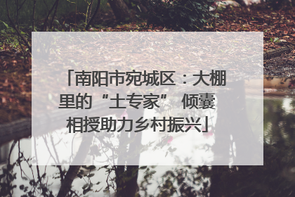 南阳市宛城区：大棚里的“土专家” 倾囊相授助力乡村振兴