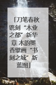 刀笔春秋镌刻“木业之都”新华章 木韵墨香擘画“书刻之城”新蓝图