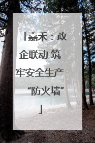 嘉禾：政企联动 筑牢安全生产“防火墙”