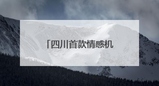 四川首款情感机器人即将面世