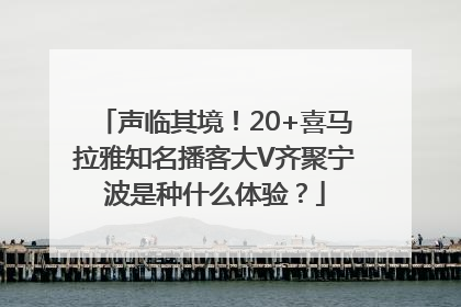 声临其境！20+喜马拉雅知名播客大V齐聚宁波是种什么体验？