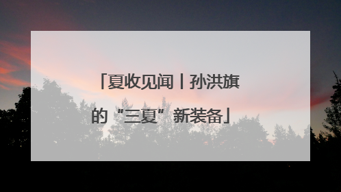 夏收见闻丨孙洪旗的“三夏”新装备