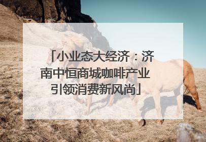 小业态大经济：济南中恒商城咖啡产业引领消费新风尚