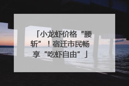 小龙虾价格“腰斩”！宿迁市民畅享“吃虾自由”