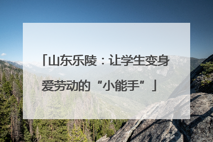 山东乐陵：让学生变身爱劳动的“小能手”