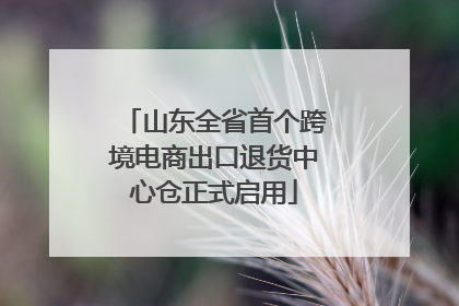 山东全省首个跨境电商出口退货中心仓正式启用