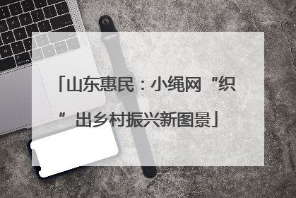 山东惠民：小绳网“织”出乡村振兴新图景