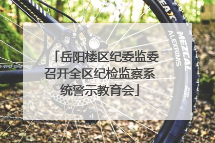 岳阳楼区纪委监委召开全区纪检监察系统警示教育会