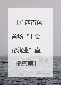 广西百色首场“工会帮就业”直播落幕
