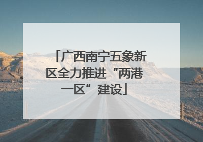 广西南宁五象新区全力推进“两港一区”建设