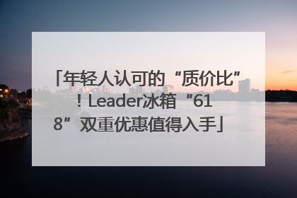 年轻人认可的“质价比”！Leader冰箱“618”双重优惠值得入手