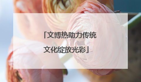 文博热助力传统文化绽放光彩