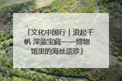 文化中国行｜浪起千帆 深蓝宝藏——博物馆里的海丝遗珍