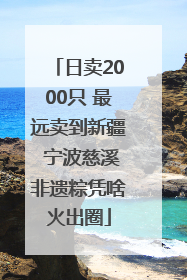 日卖2000只 最远卖到新疆 宁波慈溪非遗粽凭啥火出圈