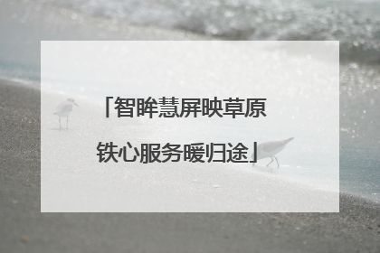 智眸慧屏映草原 铁心服务暖归途