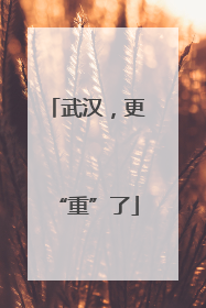 武汉，更“重”了