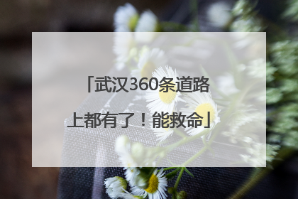 武汉360条道路上都有了！能救命