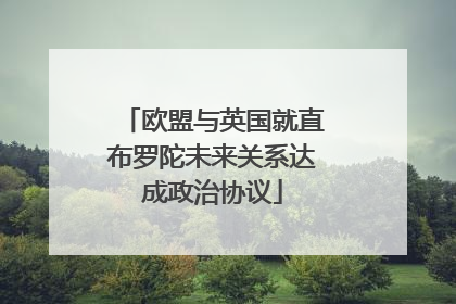 欧盟与英国就直布罗陀未来关系达成政治协议