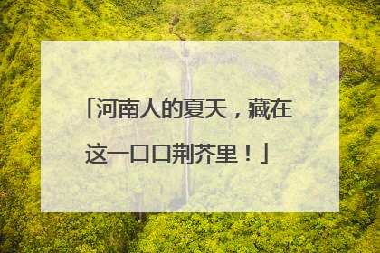 河南人的夏天，藏在这一口口荆芥里！