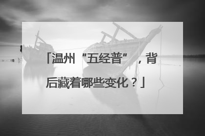 温州“五经普”，背后藏着哪些变化？